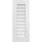 Ekena Millwork Vertical Surface Mount PVC Gable Vent: Non-Functional, w/ 3-1/2"W x 1"P Standard Frame, 14"W x 34"H GVPVE14X3401SN - alternate 1